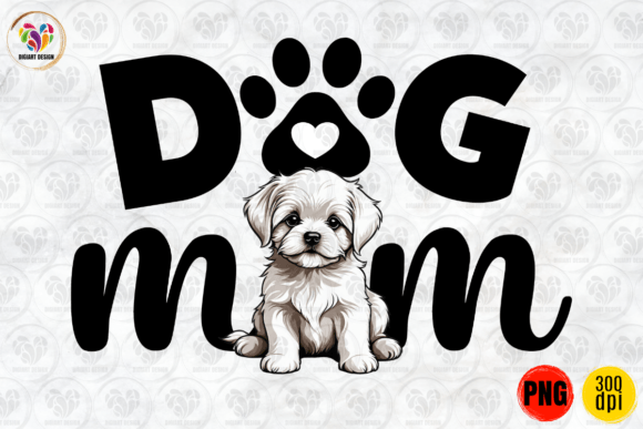 Maltese Puppy Dog Mom, Dog Lover PNG Graphics and Crafts Review