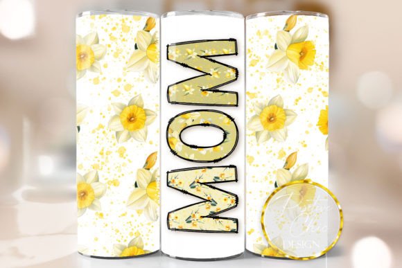 Mom Spring Flowers Tumbler Wrap PNG Graphics and Crafts Review