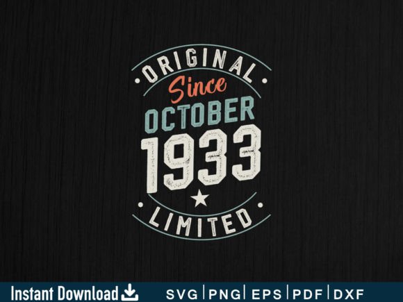 October 1933 Gifts 91st Birthday Shirt: Graphics and Crafts Review