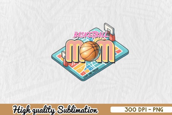 Retro Basketball Mom PNG Review
