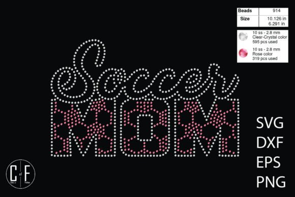 Soccer Mom Rhinestone Template: Graphics and Crafts Review