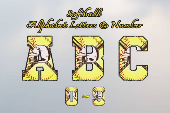 Softball Alphabet Graphics and Crafts Review