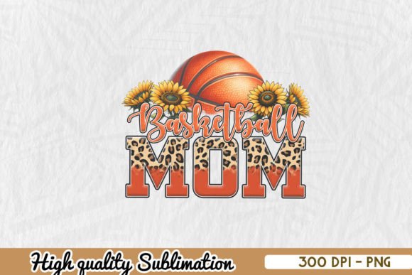 Western Basketball Mom PNG Graphics for Crafts